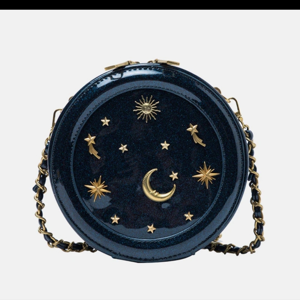 Galaxy round crossbody bag